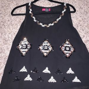 Sheer Dressy Tank Top